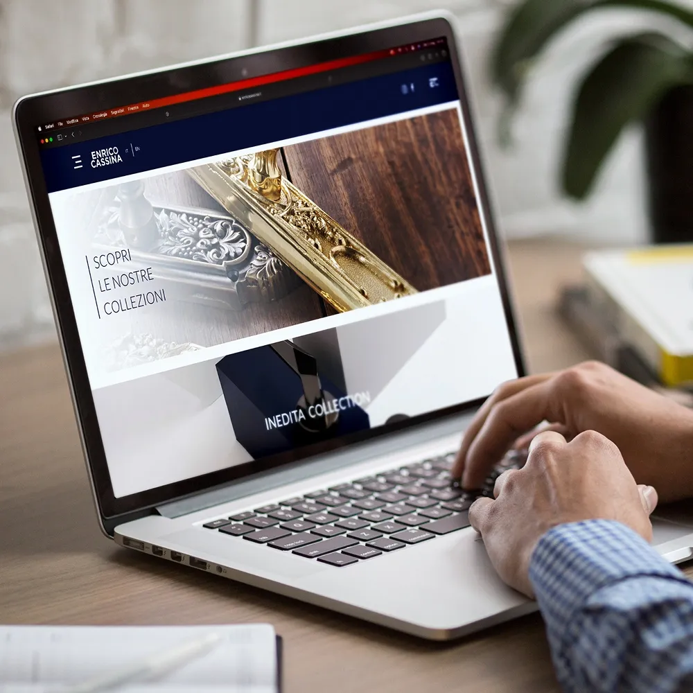 Website Banner Enrico Cassina OMP Porro