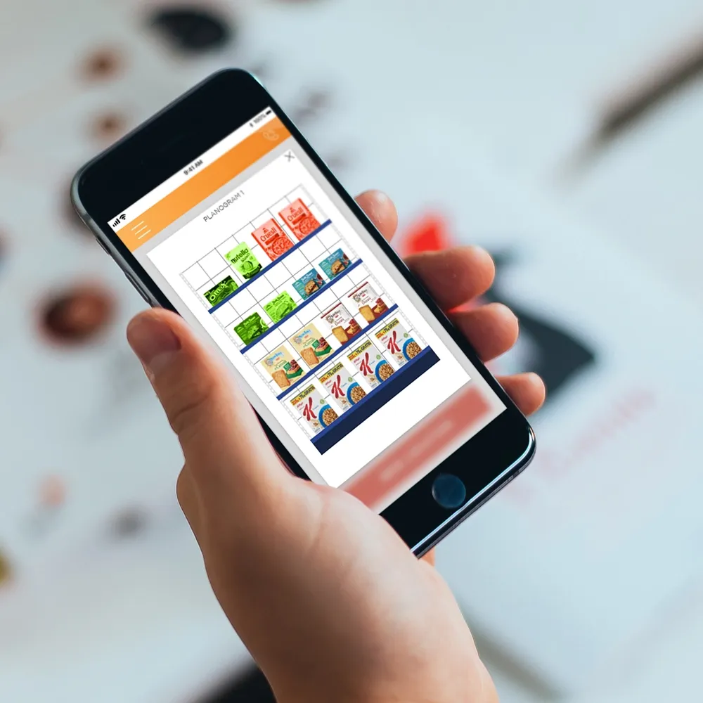 Mobile App Planogram Builder Exero Srl