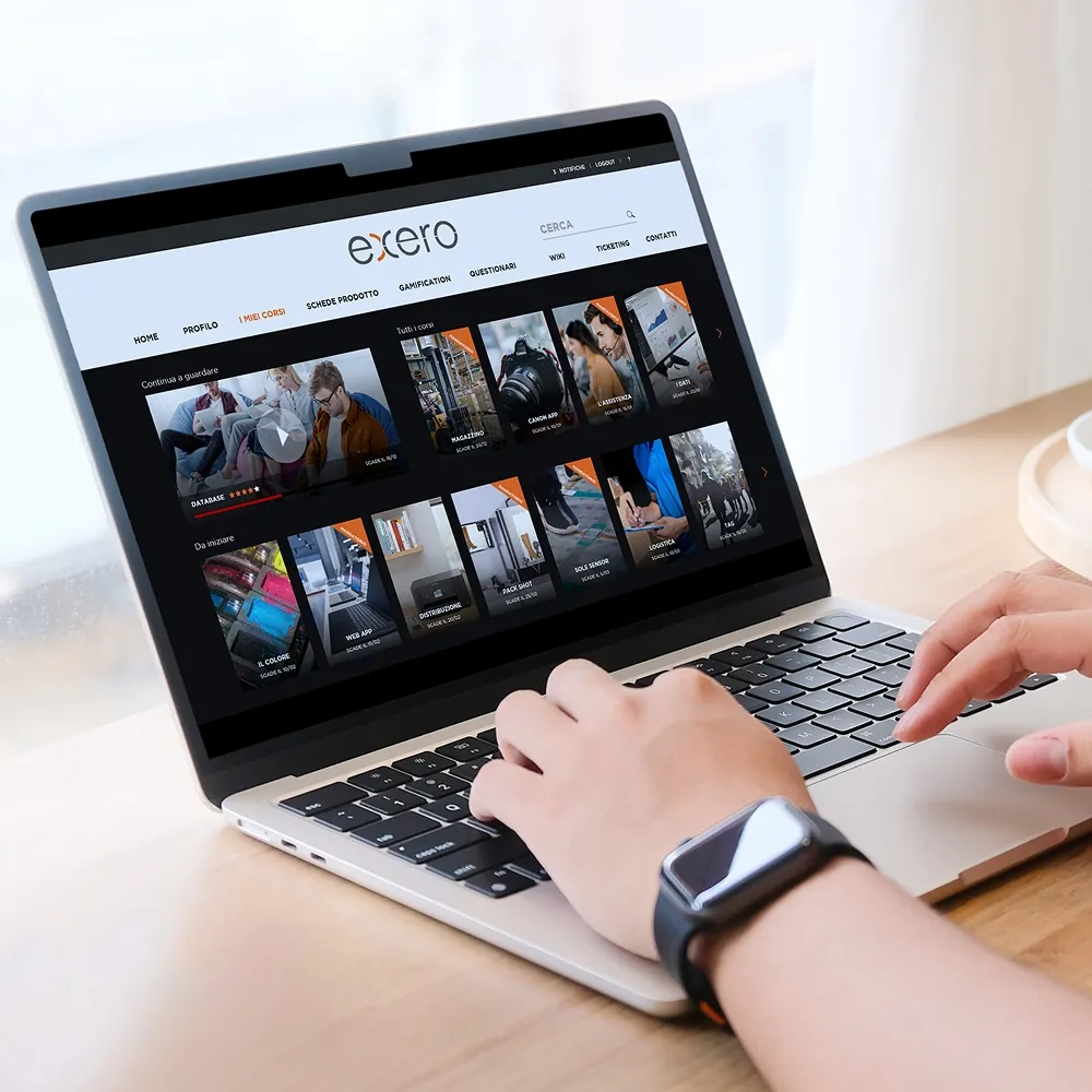 Web App UI Design Exero Srl